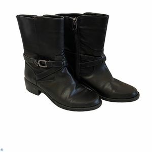Anne Klein Mid Calf Bootie Black size 6